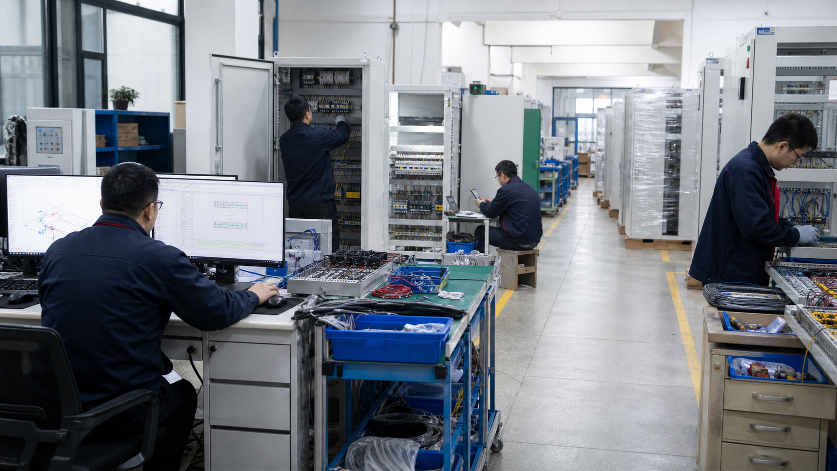 自动化工程工作区全景示意图